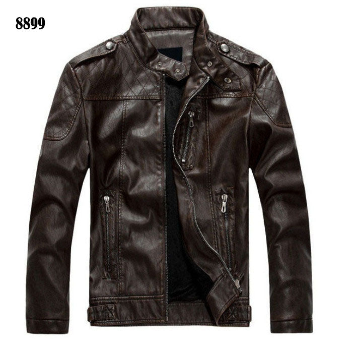 Campera Biker de Eco-Cuero para Hombre