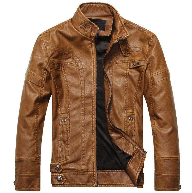 Campera Biker de Eco-Cuero para Hombre