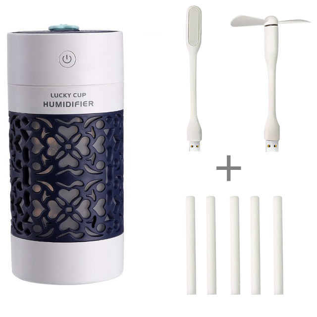 Humidificador de Aire con Lámpara LED Nocturna
