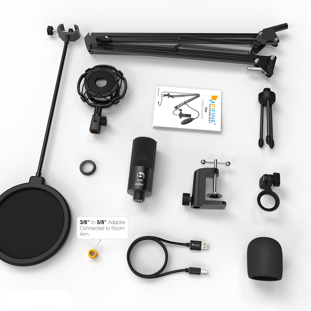 Kit de Micrófono USB de Estudio para PC