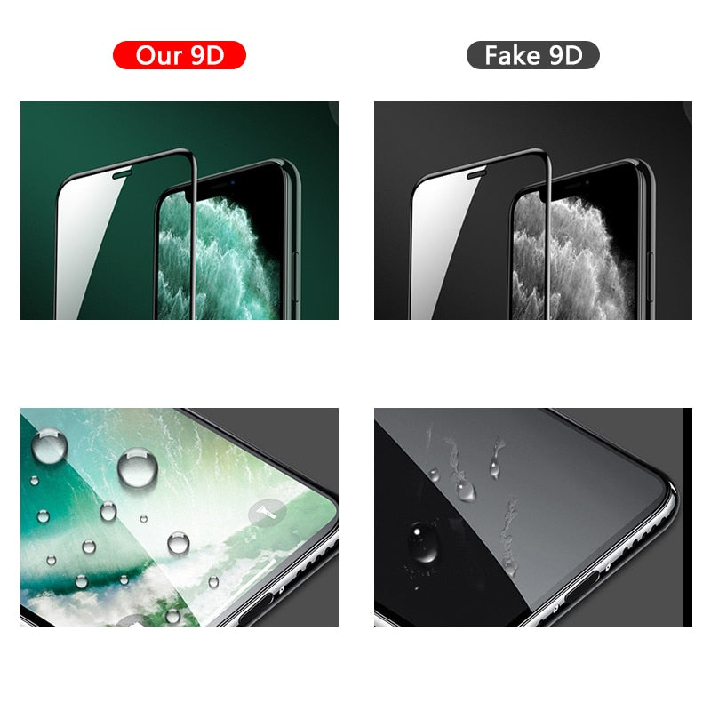 Vidrio Templado 9D para iPhone