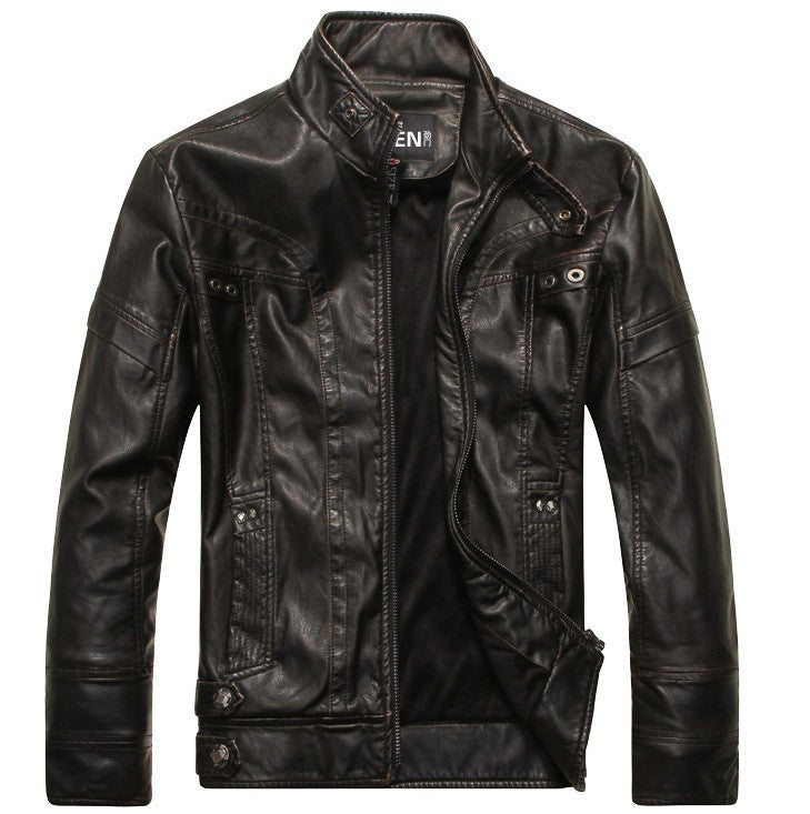 Campera Biker de Eco-Cuero para Hombre