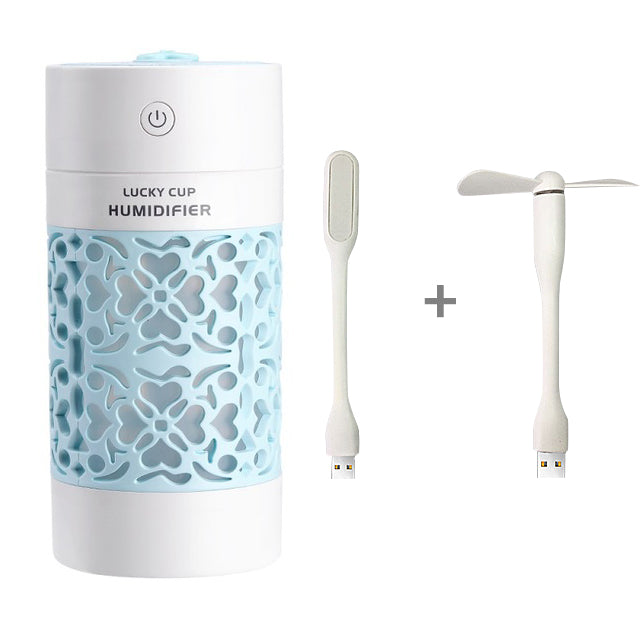 Humidificador de Aire con Lámpara LED Nocturna