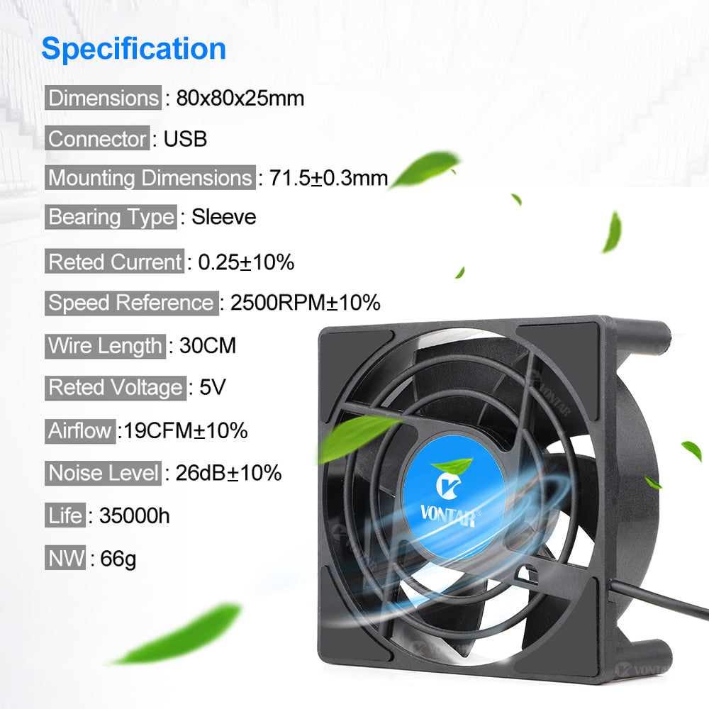 Ventilador de Enfriamiento para Android TV Box