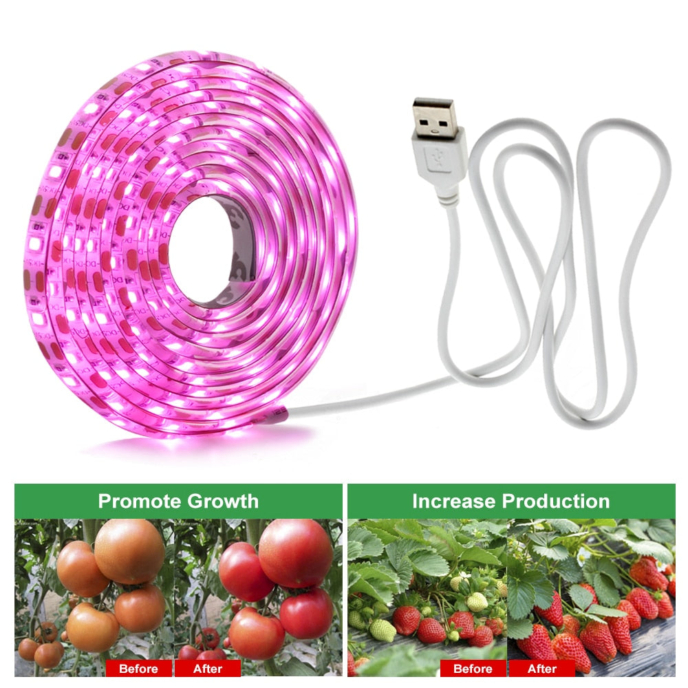 Tira LED para Hidroponía y Cultivo Indoor