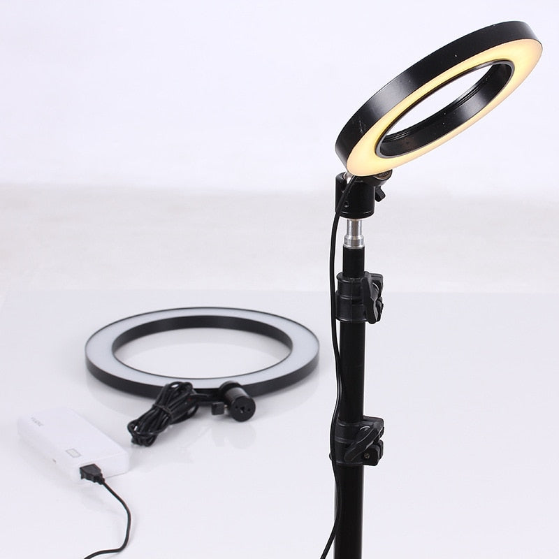 Aro de Luz LED Regulable para Cámara