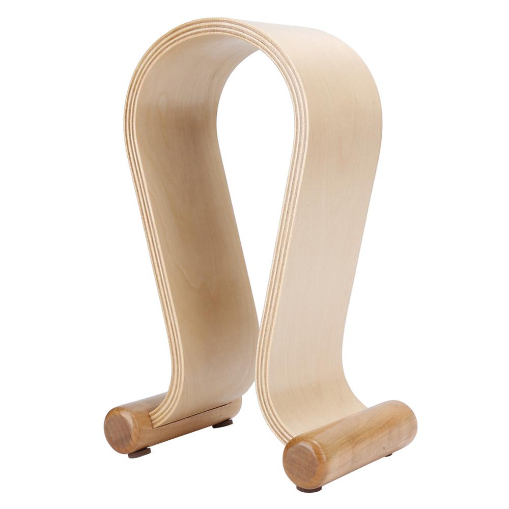Soporte de Madera para Auriculares en U