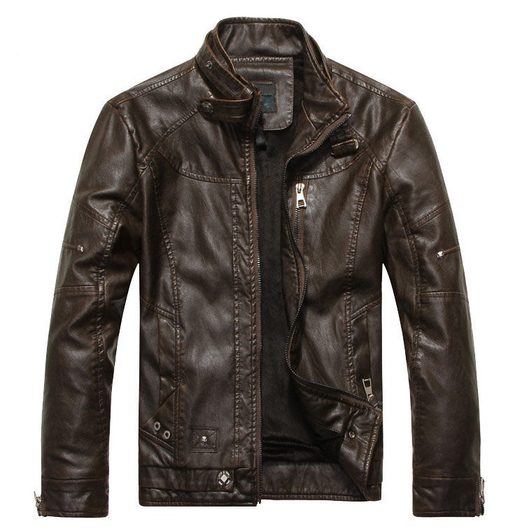 Campera Biker de Eco-Cuero para Hombre