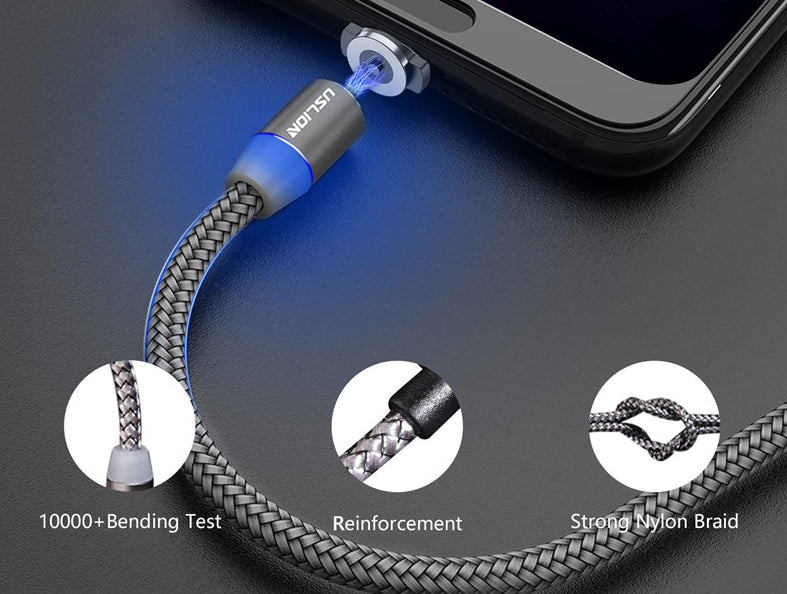 Cable USB Magnético de Carga Rápida