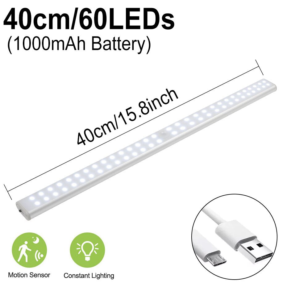 Luz LED con Sensor de Movimiento PIR (6/10 LEDs)