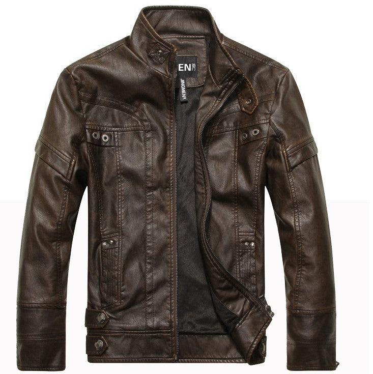 Campera Biker de Eco-Cuero para Hombre