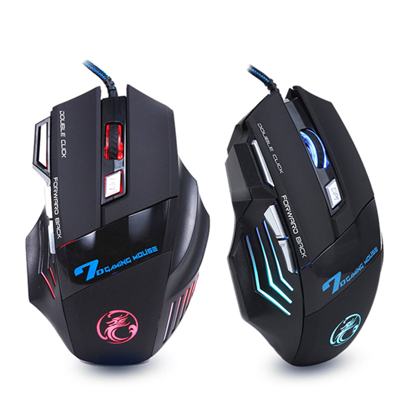 Mouse Gaming Profesional con Cable RGB