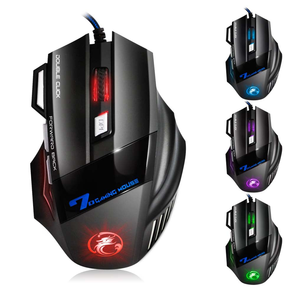 Mouse Gaming Profesional con Cable RGB