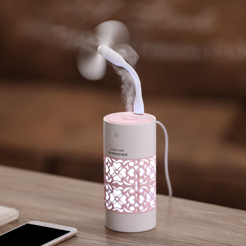 Humidificador de Aire con Lámpara LED Nocturna