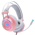Auriculares Gaming Rosa con Micrófono