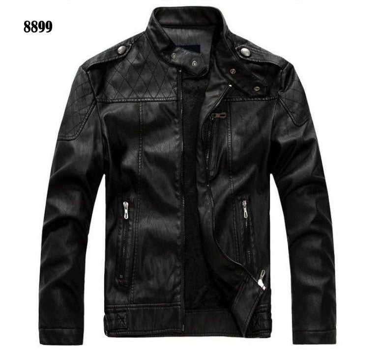 Campera Biker de Eco-Cuero para Hombre