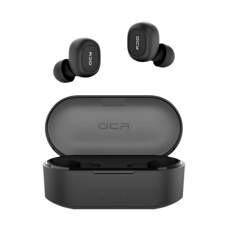 Auriculares Bluetooth con Doble Micrófono y Estuche de Carga