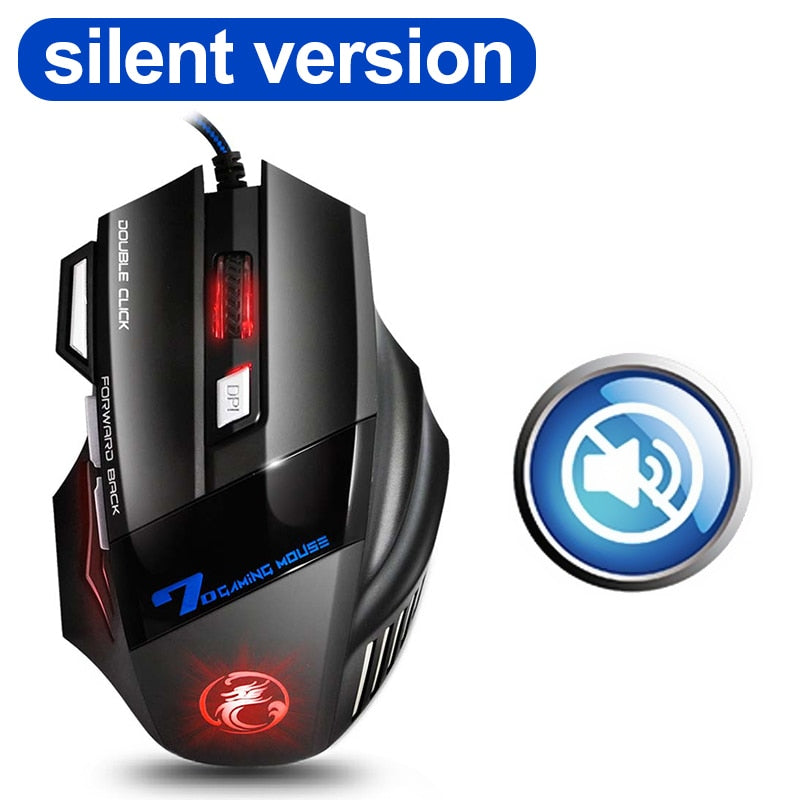 Mouse Gaming Profesional con Cable RGB