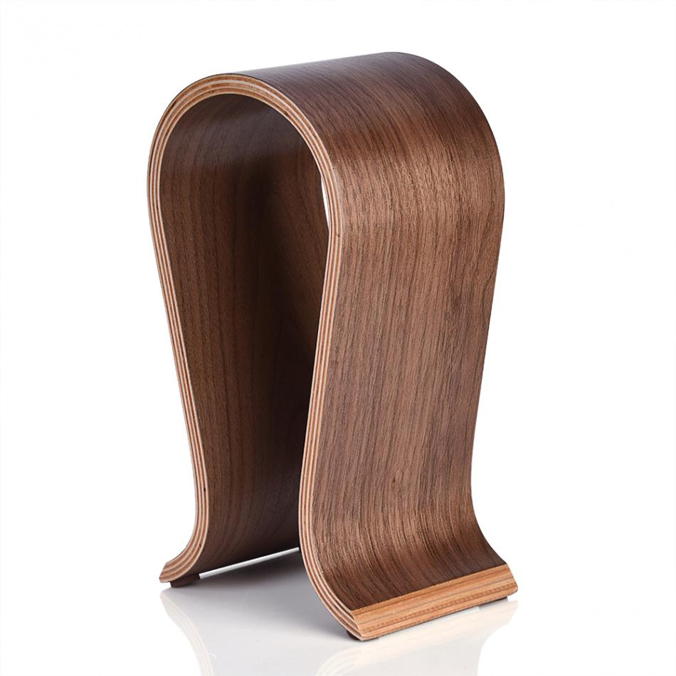 Soporte de Madera para Auriculares en U
