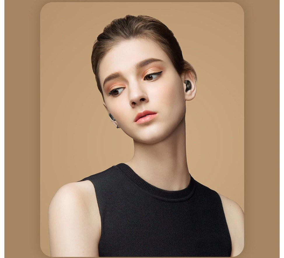 Auriculares Bluetooth con Doble Micrófono y Estuche de Carga