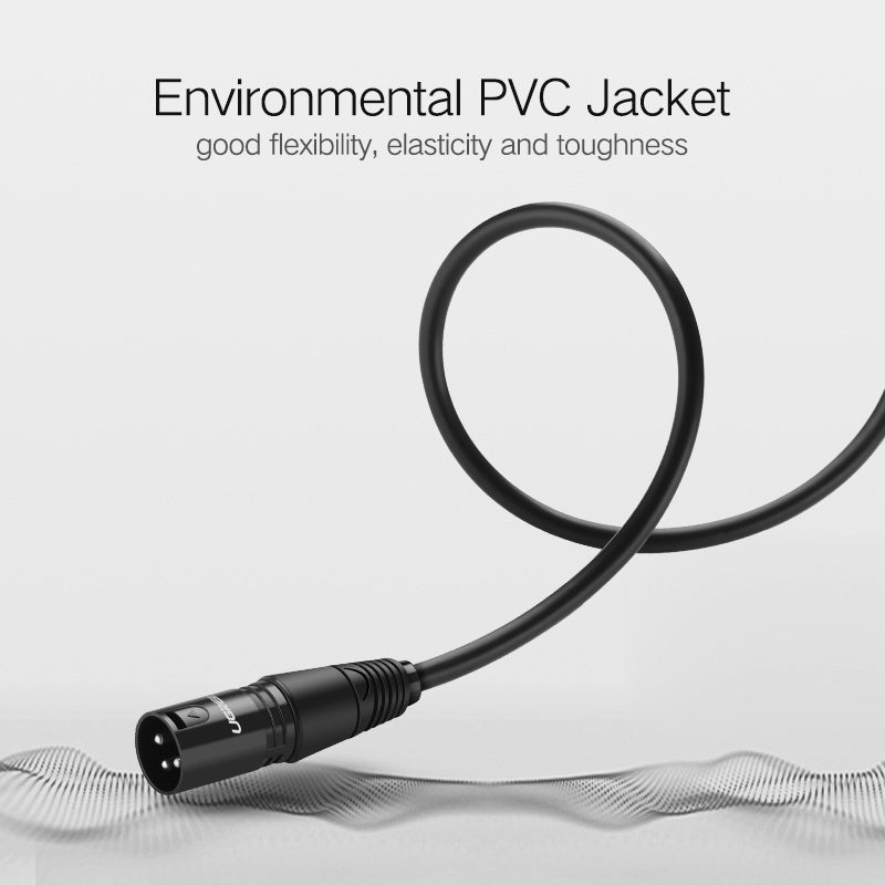 Cable XLR para Micrófono, Mixer y Cámara