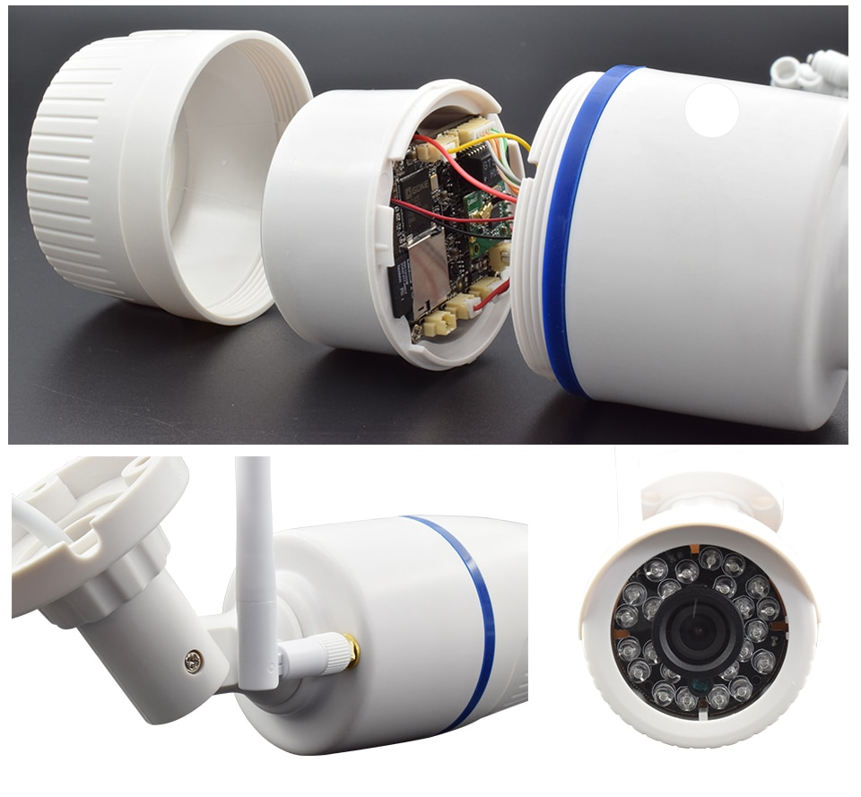 Cámara de Seguridad WiFi 1080p Resistente al Agua