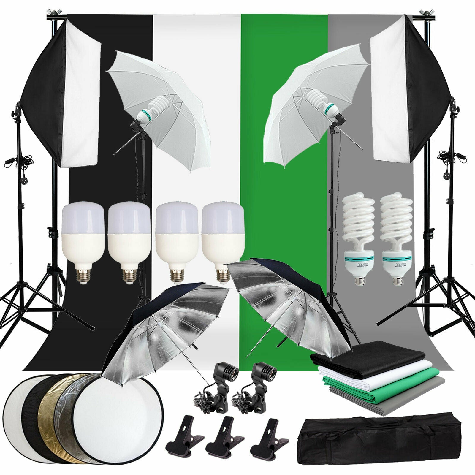 Kit Completo de Estudio Fotográfico Profesional