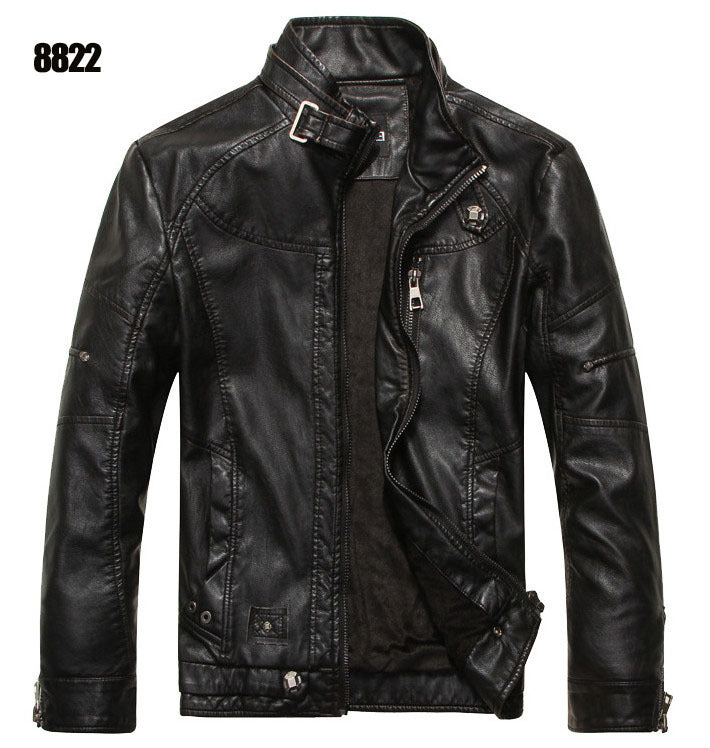 Campera Biker de Eco-Cuero para Hombre