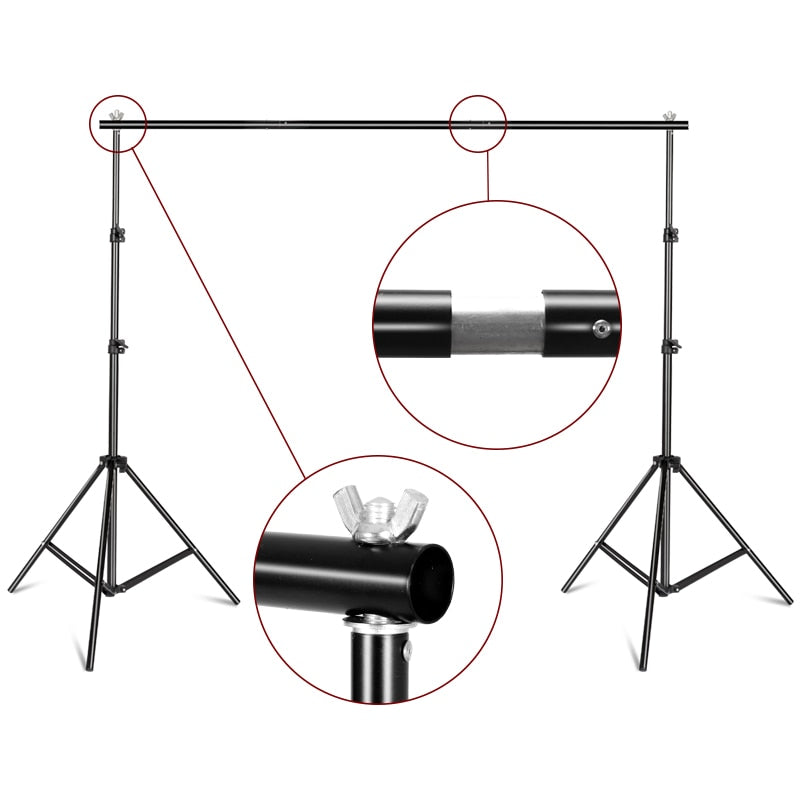 Sistema de Soporte para Fondo Fotográfico