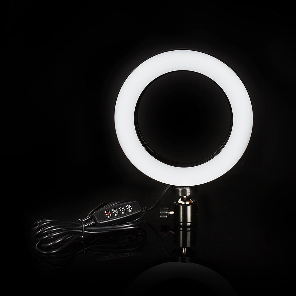 Aro de Luz LED Regulable para Cámara
