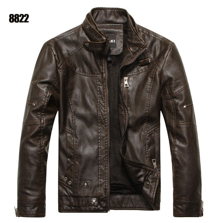 Campera Biker de Eco-Cuero para Hombre