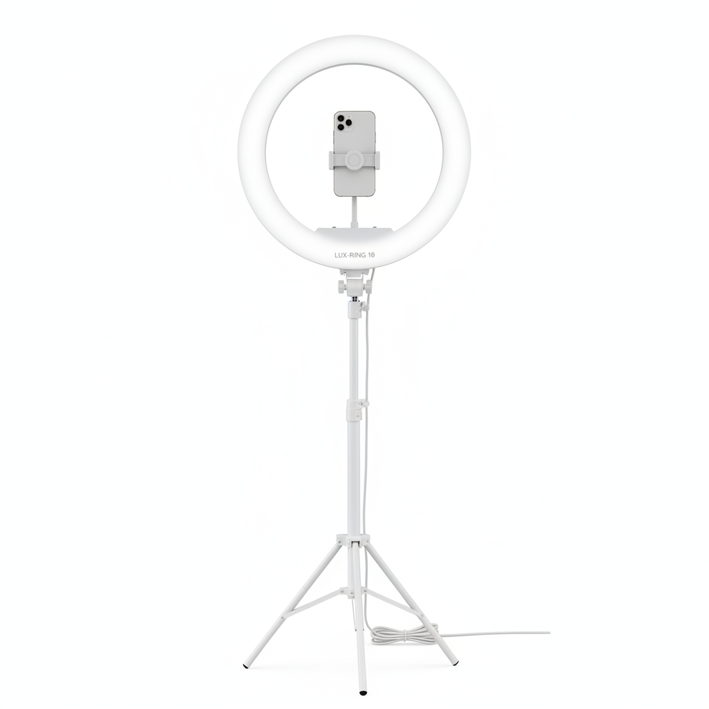 Aro de Luz LED Regulable para Cámara