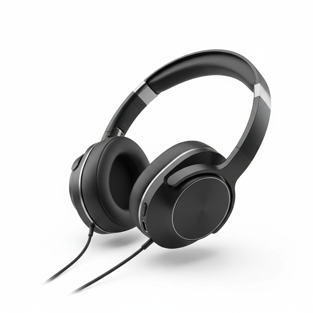Auriculares Estéreo Negros