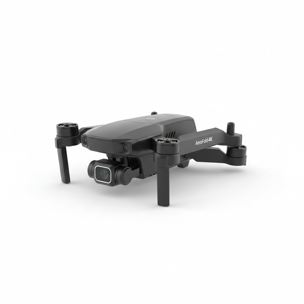 Drone Cuadricóptero Plegable con Cámara